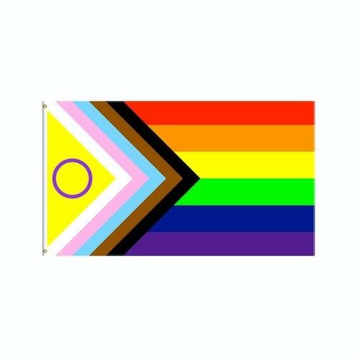 Details about   90x150cm lgbt Gay rainbow Progress Pride flag 