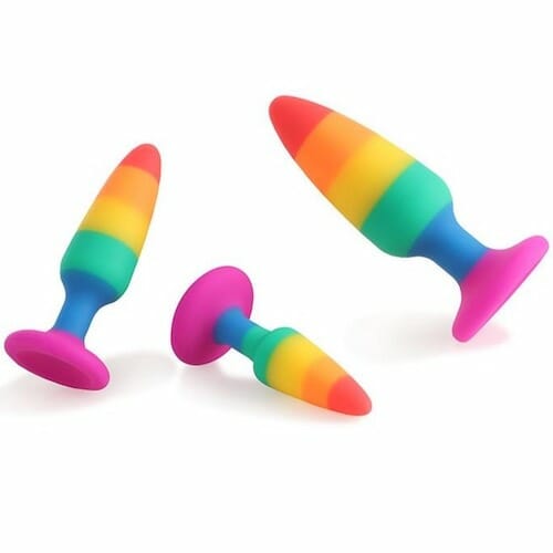 sex toys for gay men - LGBT Rainbow Butt Plug
