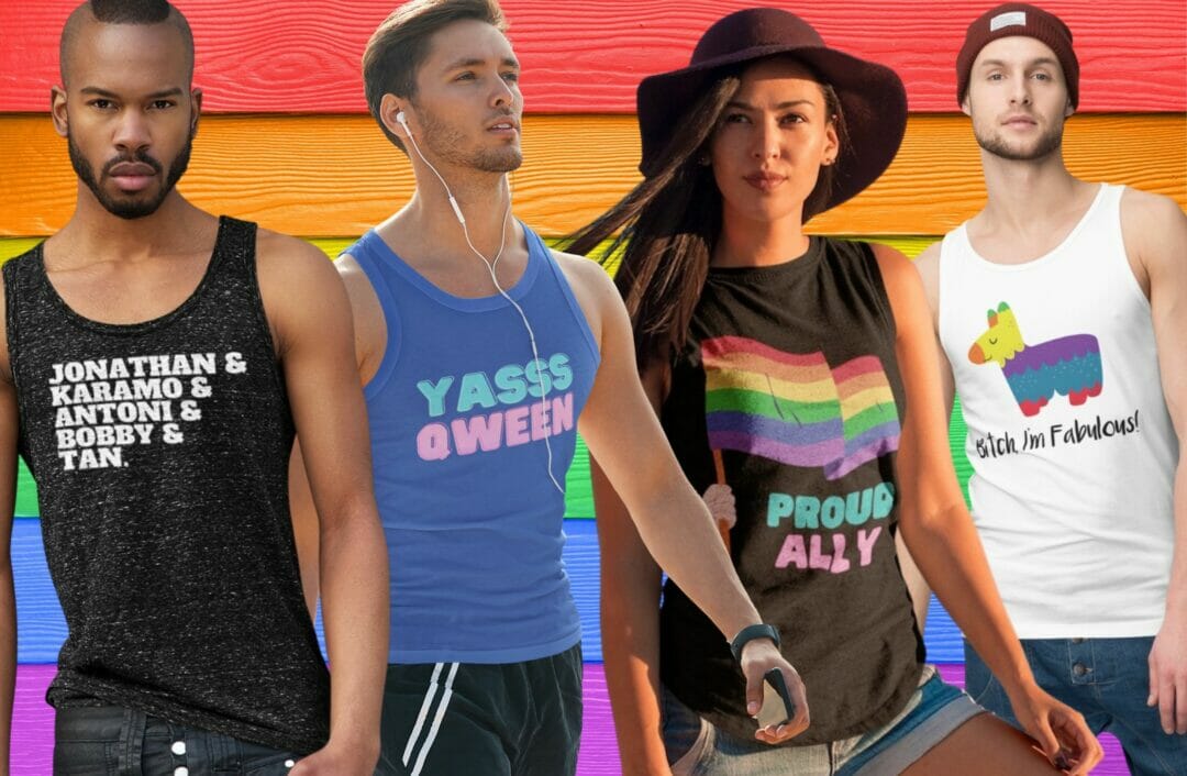 The 27 Best Gay Tank Tops To Show Your PRIDE This Summer!