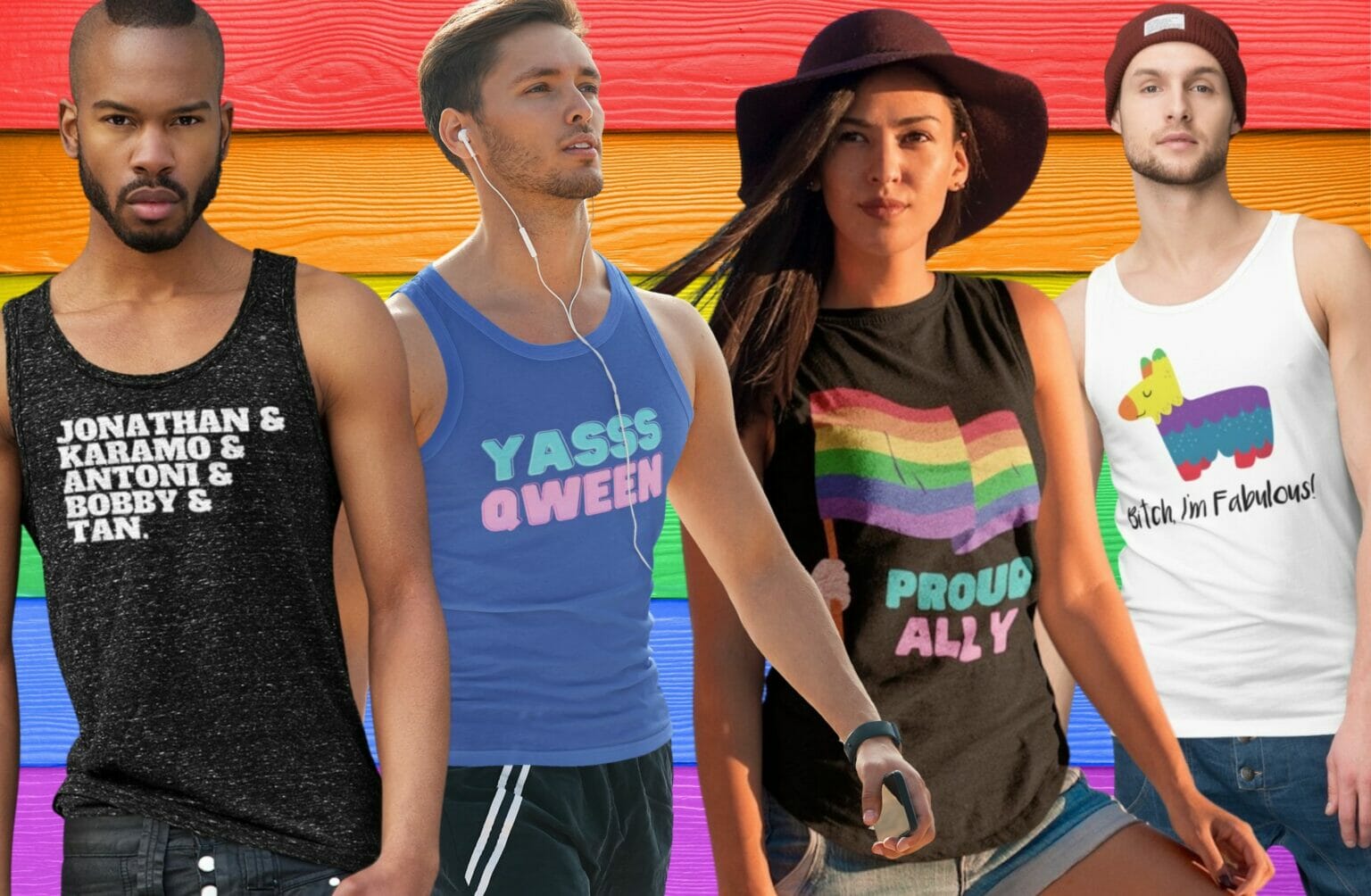 The 27 Best Gay Tank Tops To Show Your PRIDE This Summer!