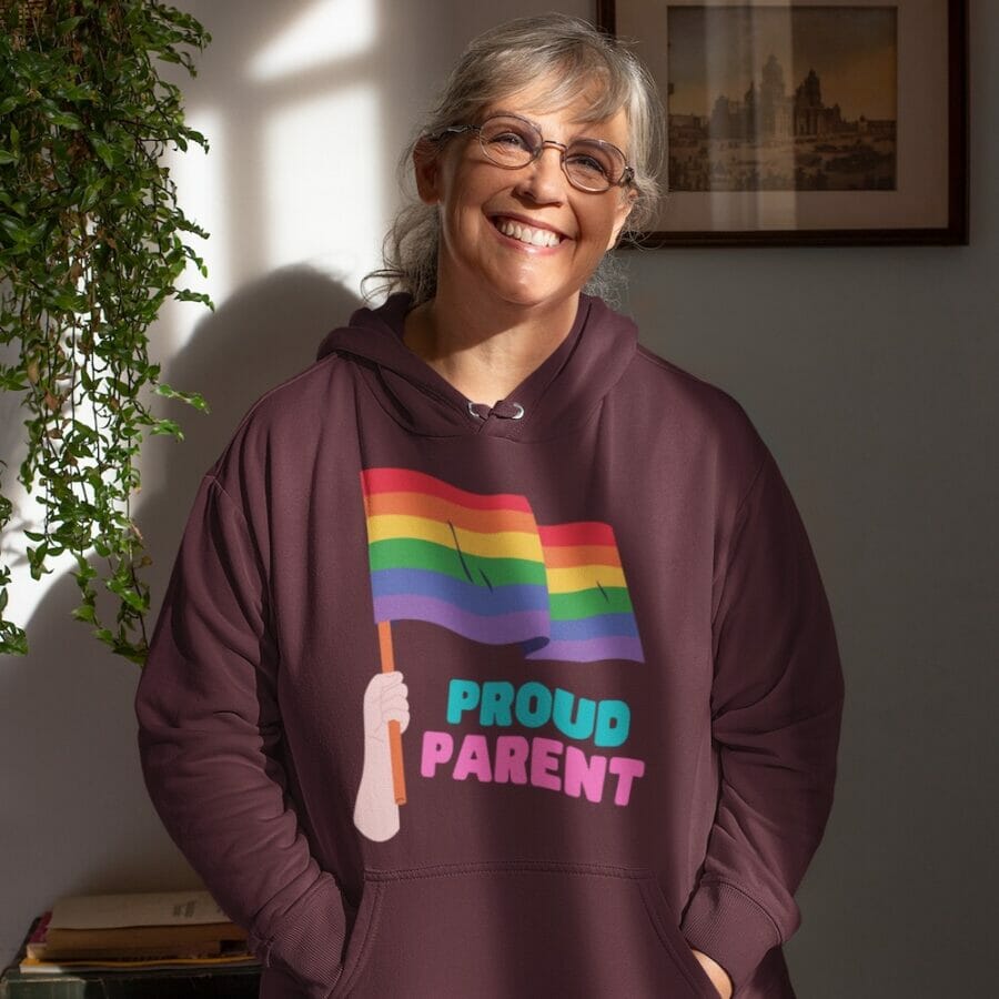 gay and proud hoodie - Proud Parent Unisex Hoodie