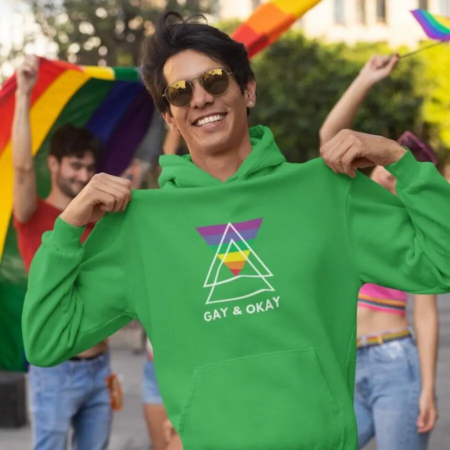 gay hoodies - Gay & OK Unisex Hoodie