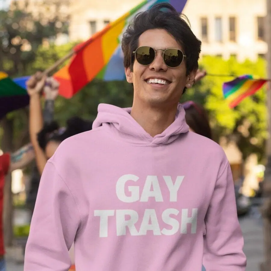 Awkward Styles Unisex Gay AF Hoodie Hooded Sweatshirts Proud Gay Gifts for LGBT Parade Gay Pride 