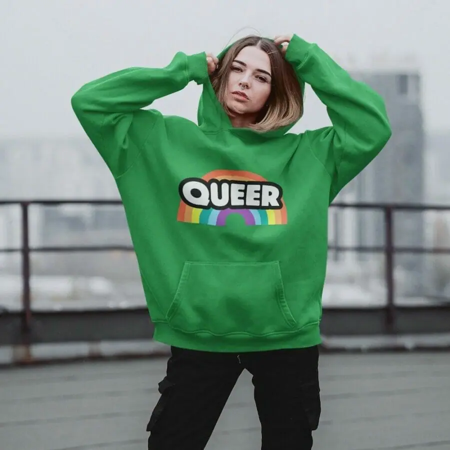 gay pride hoodies - Queer Unisex Hoodie