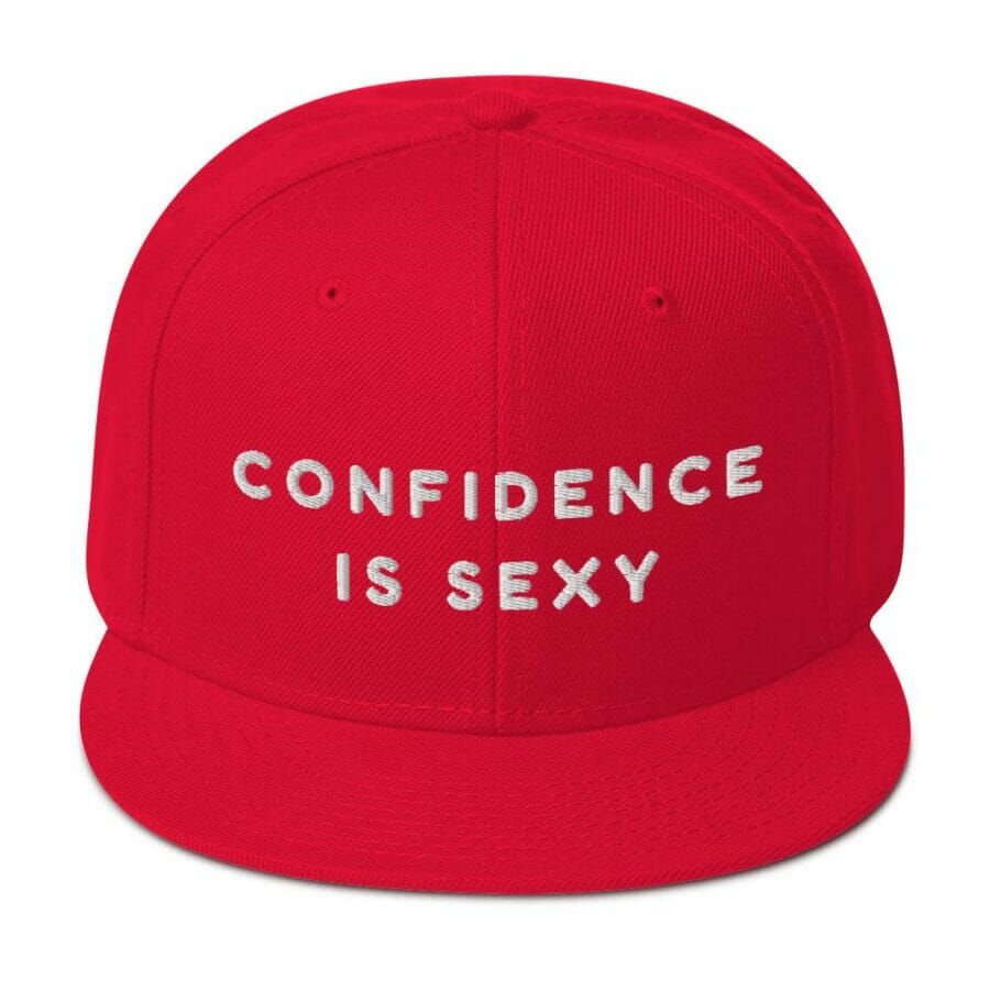 gay pride hat - gay hats - Confidence Is Sexy Snapback Hat