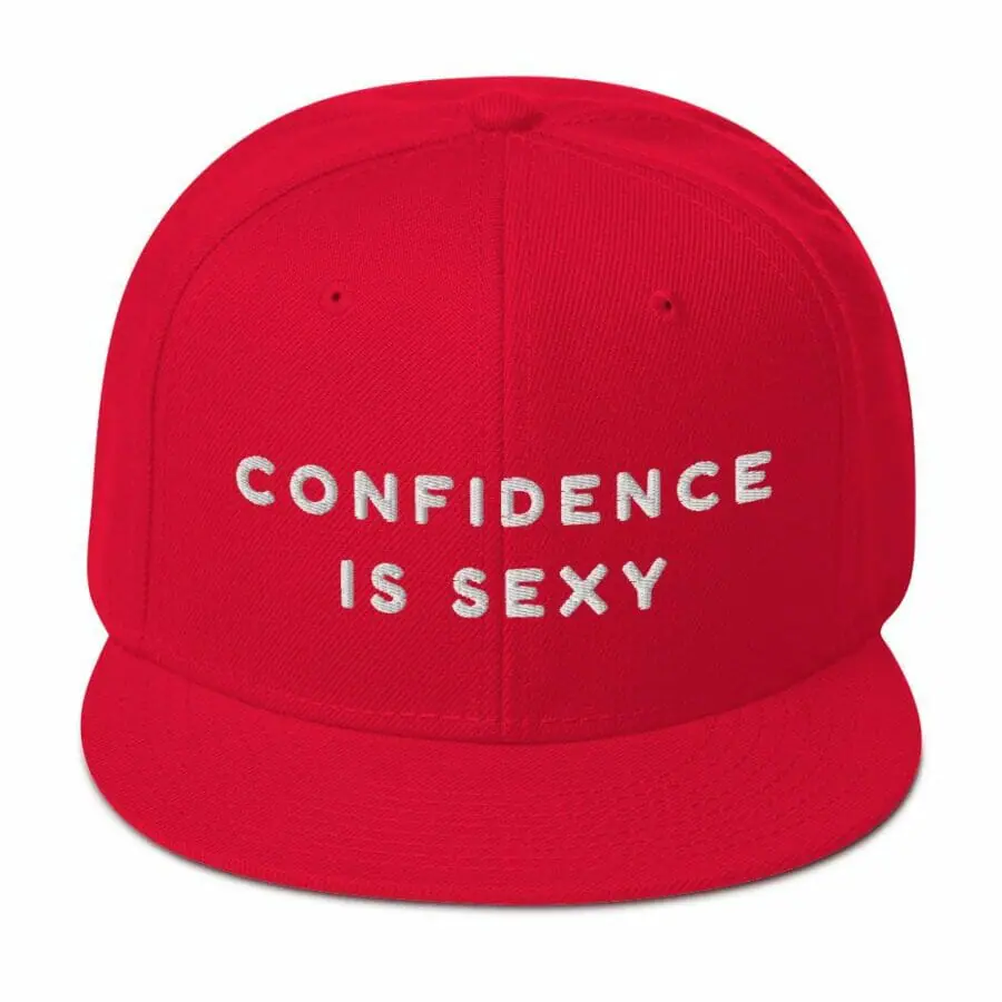 gay pride hat - gay hats - Confidence Is Sexy Snapback Hat
