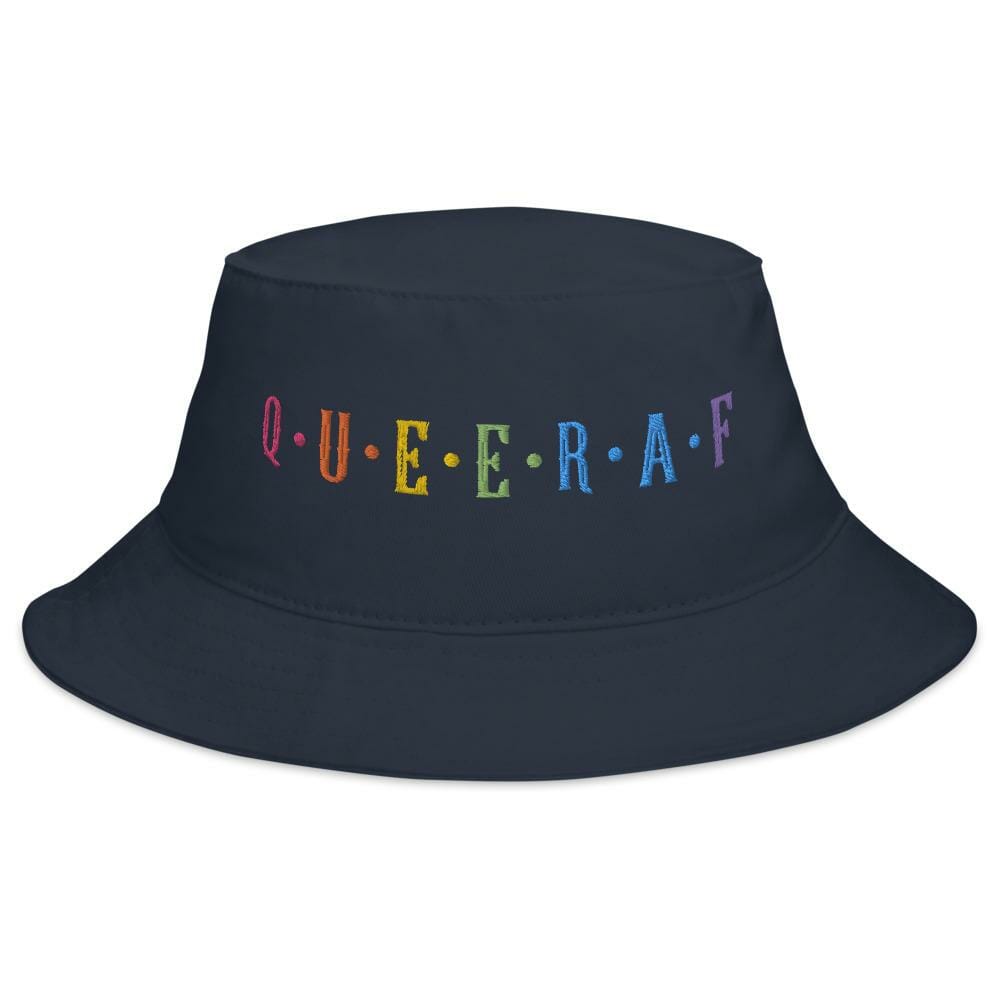 gay pride hat - gay hats - Queer AF Bucket Hat