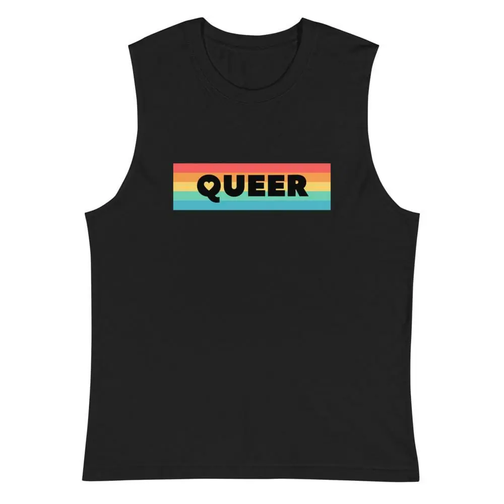 gay tank tops - Queer Muscle Shirt