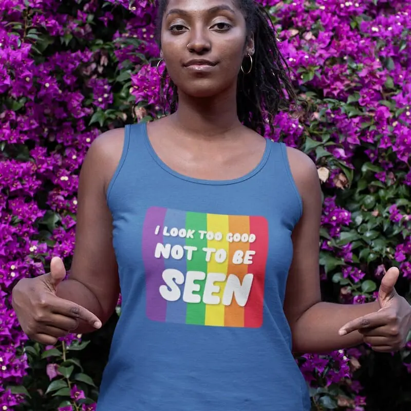 gay tank tops for sale - I Look Too Good Unisex Tank Top