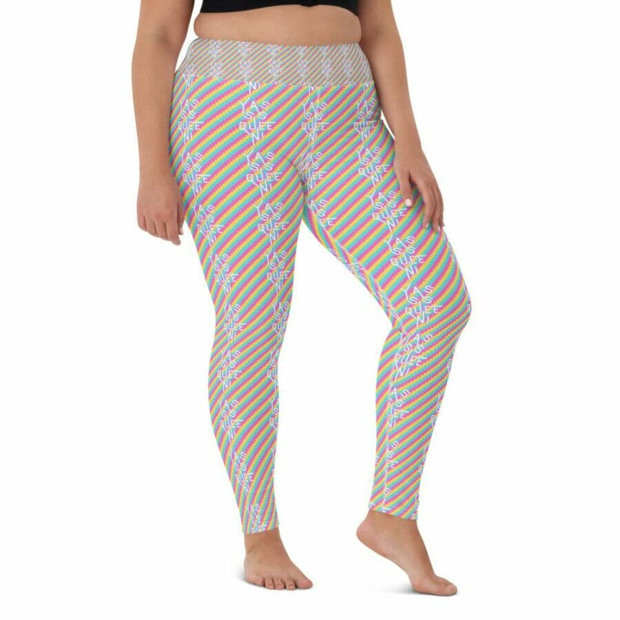 lgbt leggings - Yasss Queen Yoga Leggings