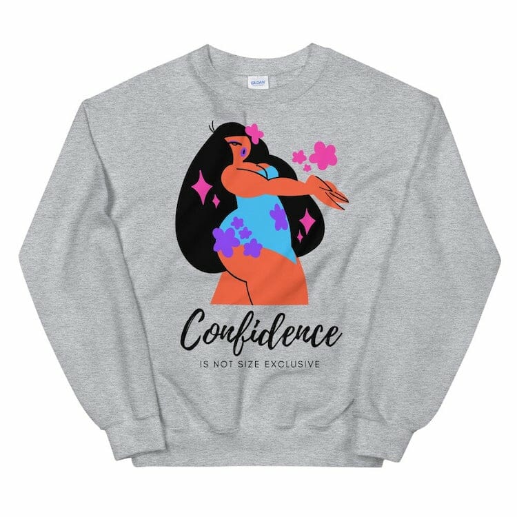 Body Confidence Gay Unisex Sweatshirt - gay sweatshirts * lgbtq sweatshirt * gay pride sweatshirt