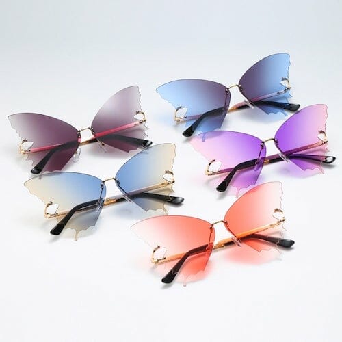 Butterfly Rimless Sunglasses - gay sunglasses - lgbt sunglasses - lgbtq sunglasses