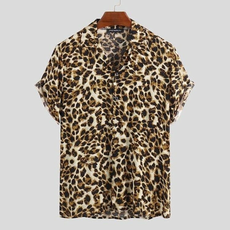Classic Leopard Print Shirt- queer shirt - gay shirt - lgbt shirt