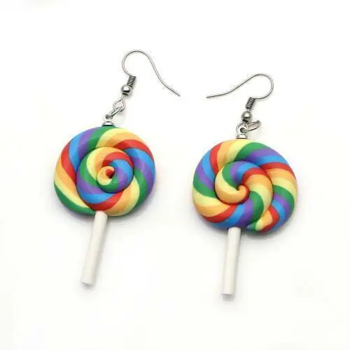 Colourful Lollipop Earrings - gay earrings