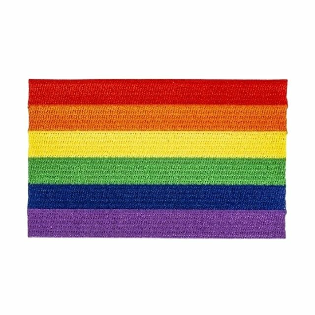 Gay Flag Patch- lgbtq iron on patches - gay pride patch - gay patches