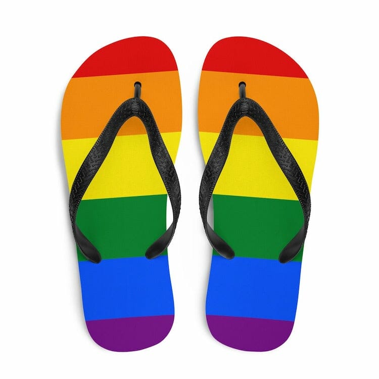 Gay Flip-Flops - gay flip flops - gay jandals - lgbt flip flops