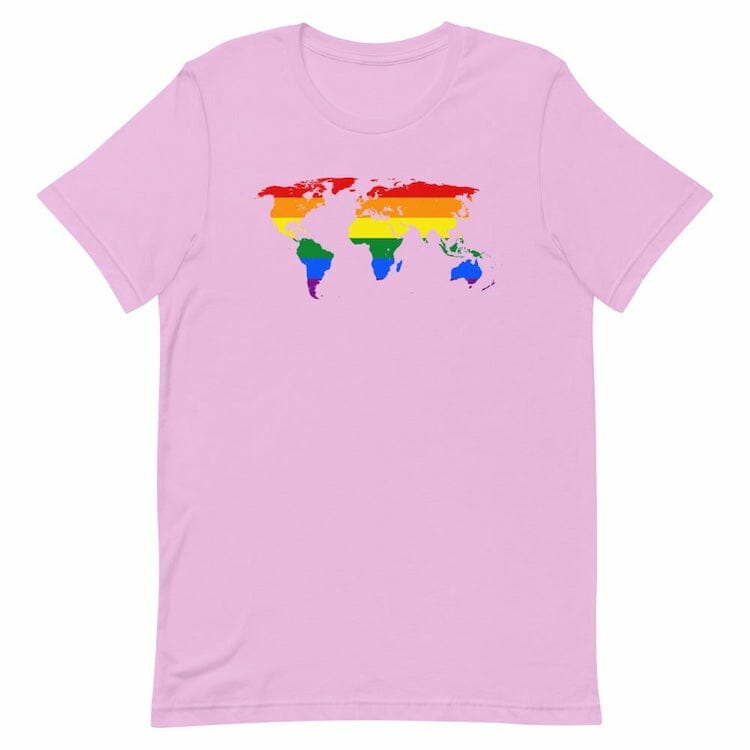 Gay Map T-Shirt - Gay Pride Shirts