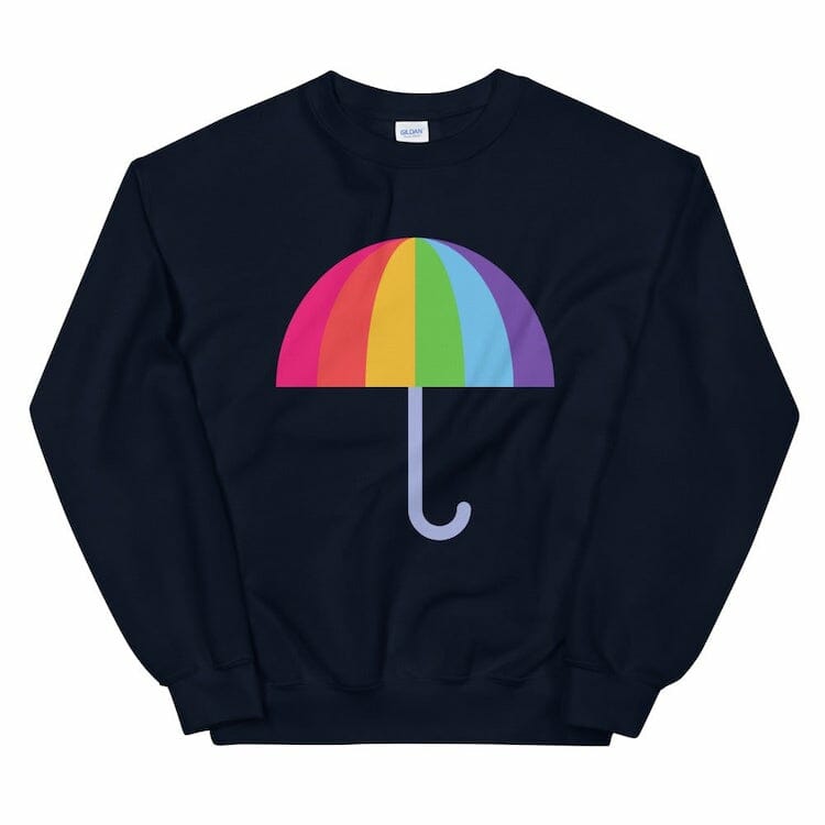 Gay Umbrella Unisex Sweatshirt - gay sweatshirts * lgbtq sweatshirt * gay pride sweatshirt