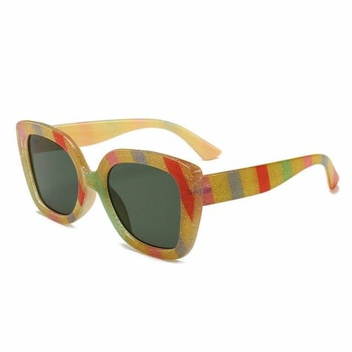 Glitter Square Sunglasses - gay sunglasses - lgbt sunglasses - lgbtq sunglasses