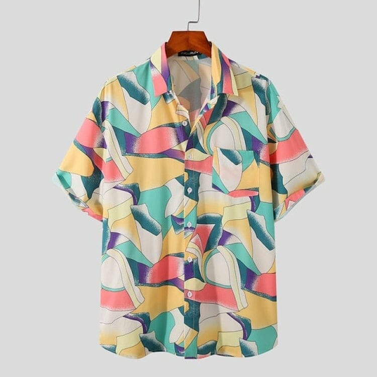 Hawaiian Short Sleeve Printed Shirt- queer shirt - gay shirt - lgbt shirt