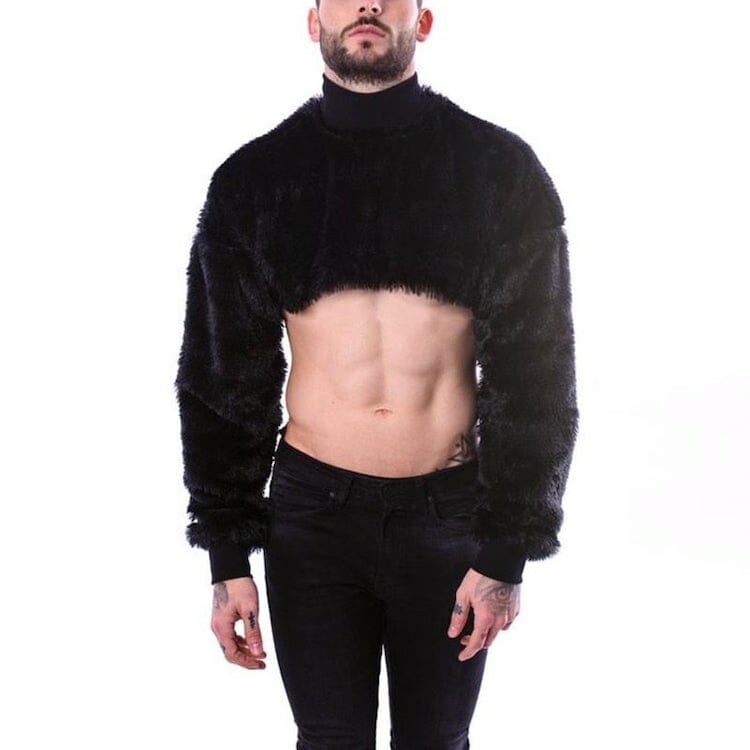 Iconic Fleece Cropped Top- Gay Apparel Ideas