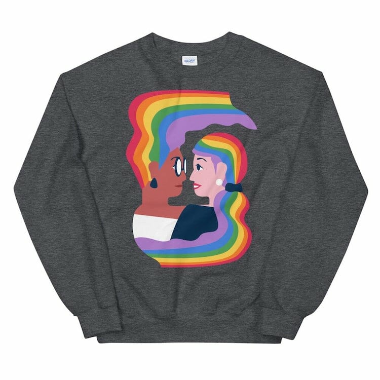 LGBT Couple Unisex Sweatshirt - gay sweatshirts * lgbtq sweatshirt * gay pride sweatshirt