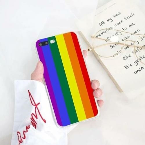 LGBT Flag iPhone Case - gay phone case - lgbt phone cases - gay pride phone case