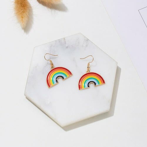 LGBT Rainbow Earrings - gay earrings