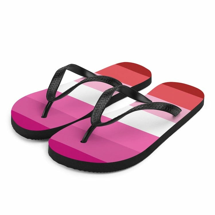 Lesbian Pride Flip-Flops - lesbian flip flops