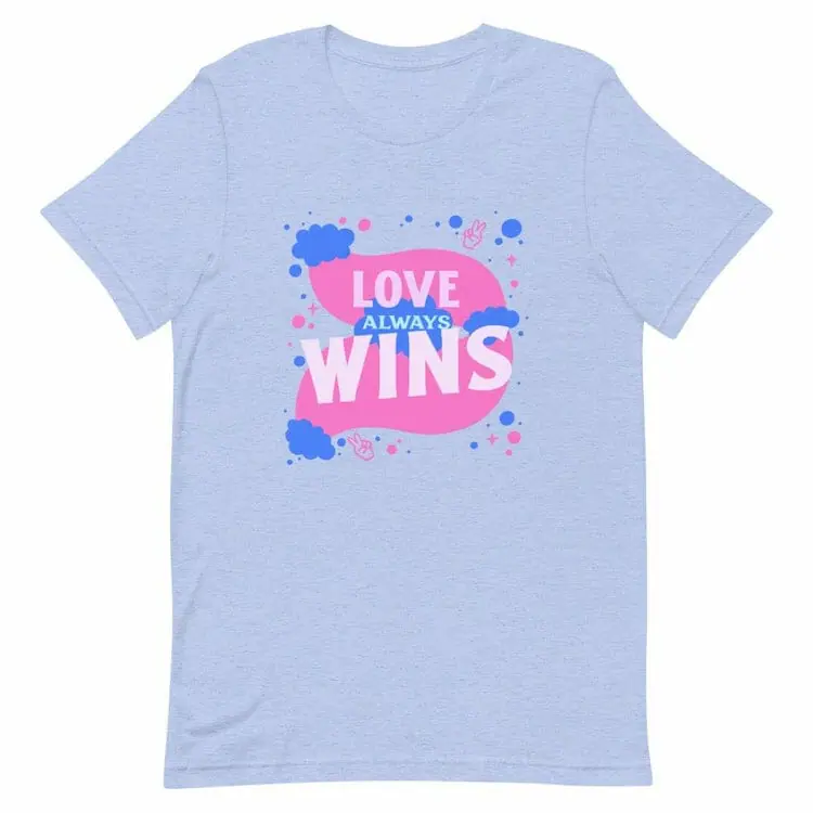Love Always Wins T-Shirt - Gay Pride Shirts