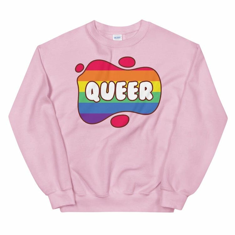 Queer Unisex Sweatshirt - gay sweatshirts * lgbtq sweatshirt * gay pride sweatshirt