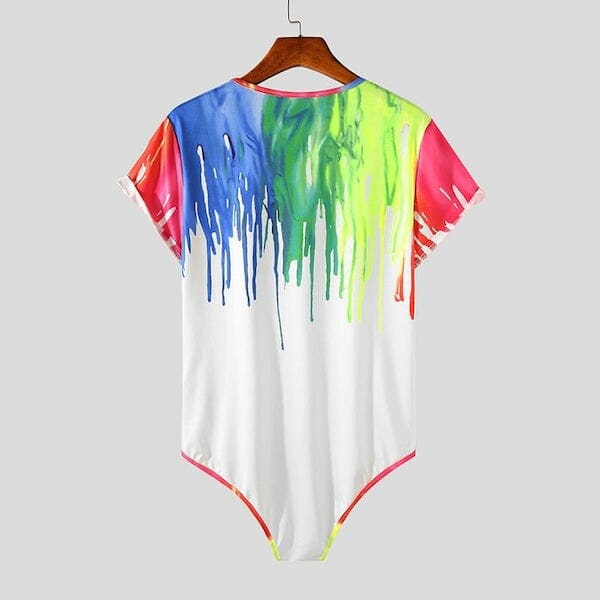 Rainbow Melt Bodysuit - gay bodysuit
