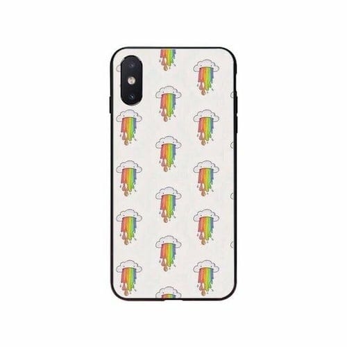 Rainbow Puke iPhone Case - gay phone case - lgbt phone cases - gay pride phone case