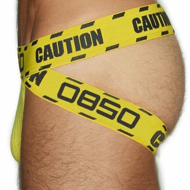 Sexiest Men's Underwear Options - OBSO Caution Jockstrap 1