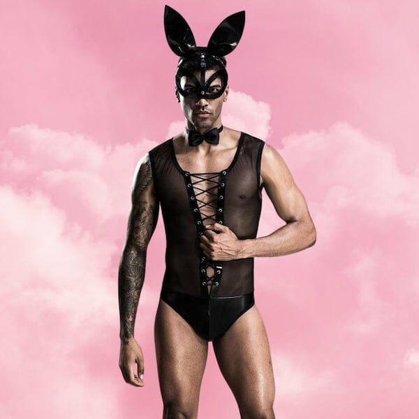 Sexy Gay Rabbit Costume - gay bodysuit