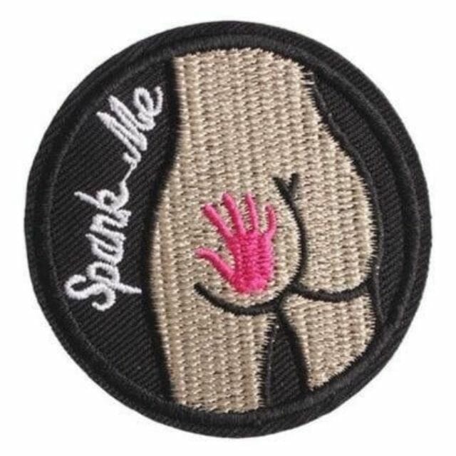Spank Me LGBTQ Iron On Patch- lgbtq iron on patches - gay pride patch - gay patches