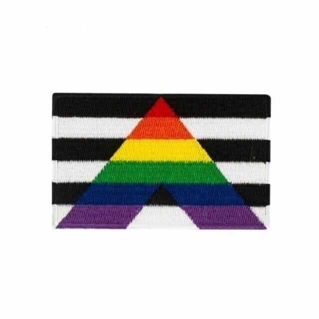 Straight Ally Pride Flag Patch