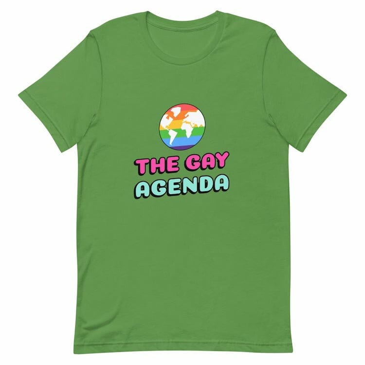 The Gay Agenda T-Shirt - Gay Pride Shirts