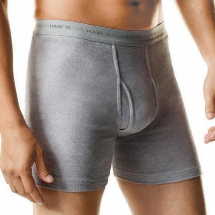 Top Men's Underwear Brands - HANES MEN 2-Pack Red Label Boxer Briefs