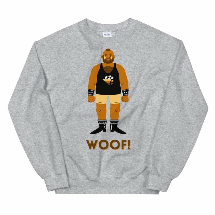 Woof! Gay Bear Unisex Sweatshirt - gay sweatshirts * lgbtq sweatshirt * gay pride sweatshirt
