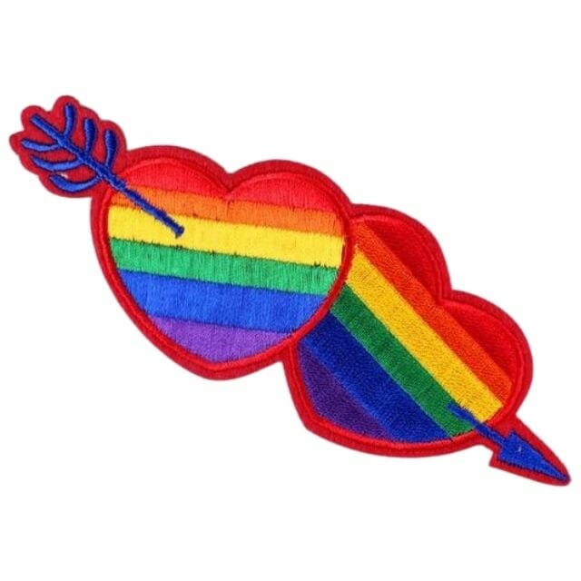 gay patch - gay iron on patches - lgbtq iron on patches - lgbt flag patch