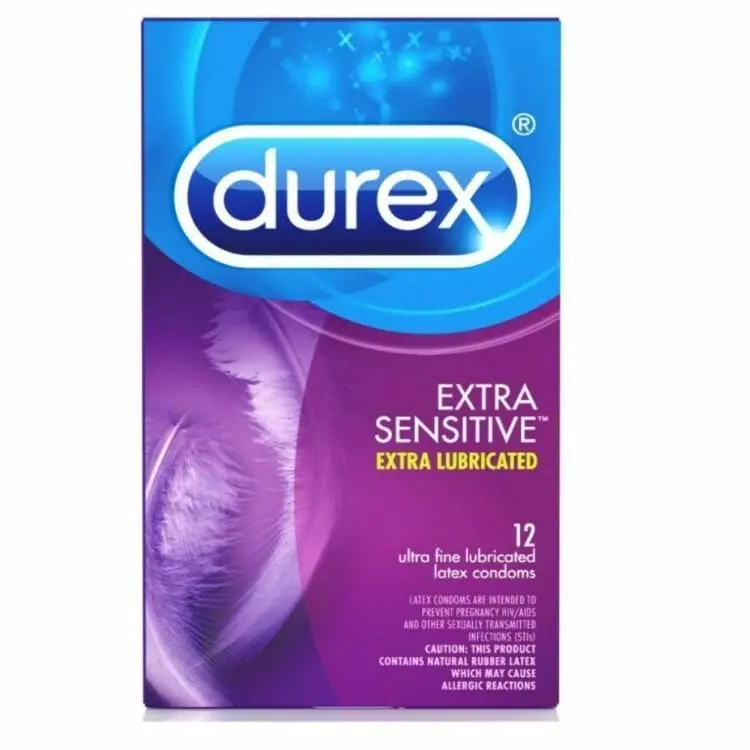 Durex Invisible Extra Sensitive Condoms- best condoms for gay men