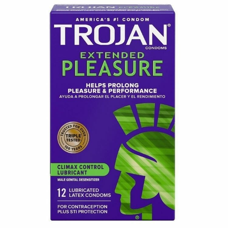 Trojan Extended Pleasure Condoms- best gay condoms brands