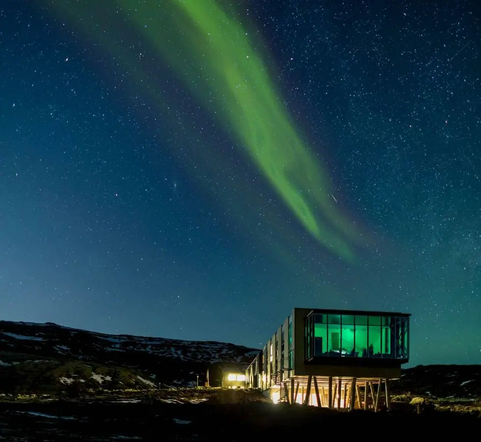 Picturesque Hotels To See The Northern Lights - The Ion Luxury Adventure Hotel, Iceland