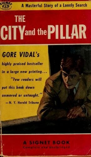 The City and the Pillar by Gore Vidal - best Gay Fiction Books