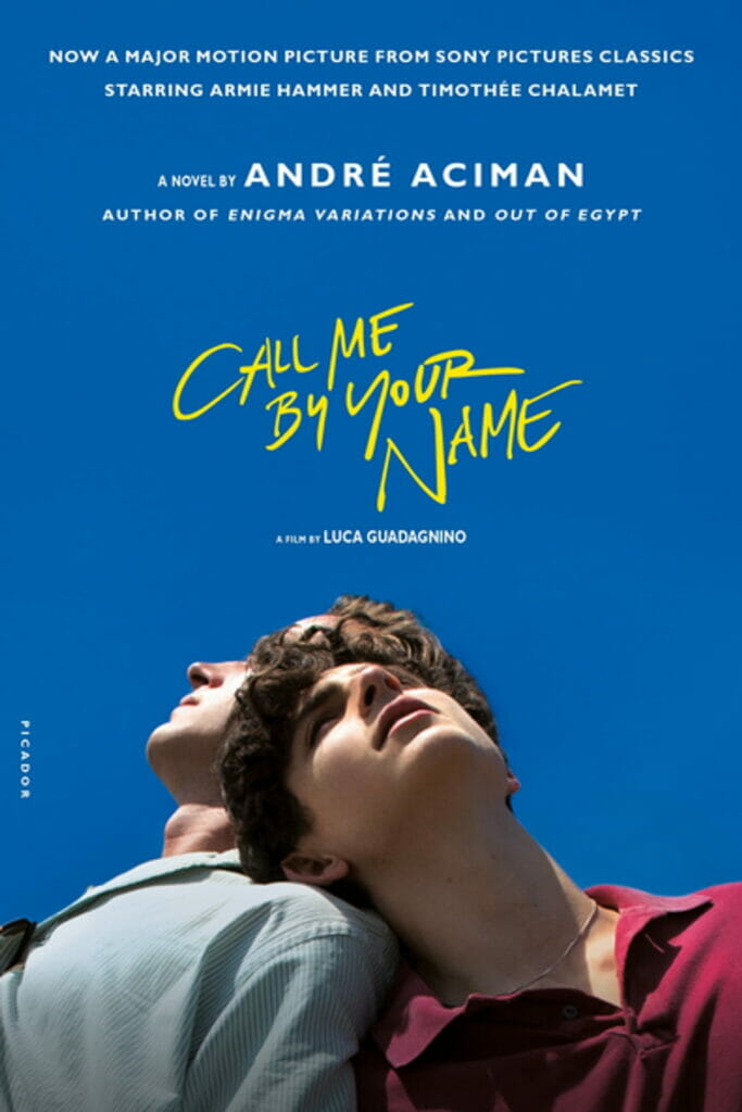 Call Me By Your Name by André Aciman - best Gay Romance books