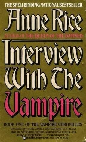 Interview with the Vampire by Anne Rice - best Gay Vampire books
