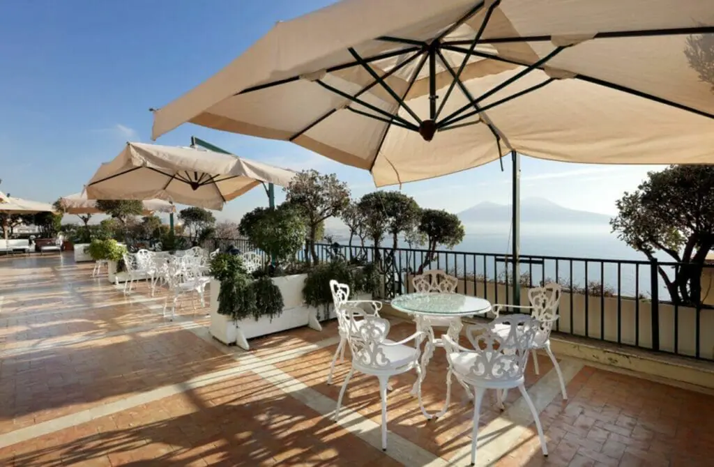 Terrace of the Hotel Excelsior Gay Naples