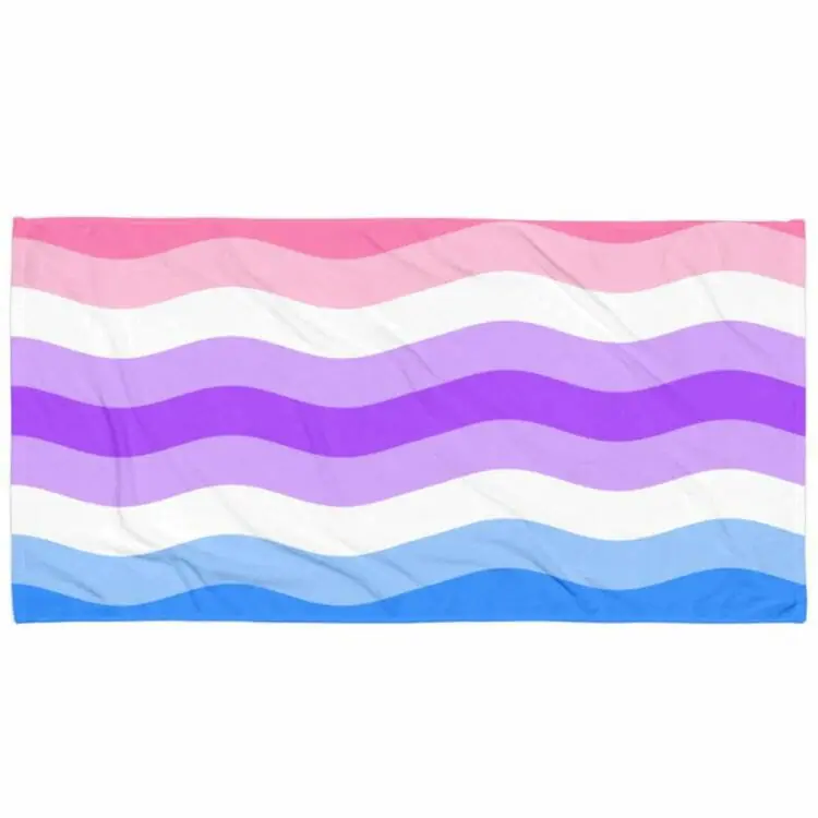 Alternative Genderfluid Towel - best gay beach towels