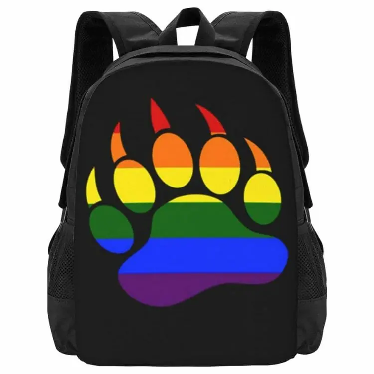 Bear Paw Backpack for Men Women - Best Gay backpacks